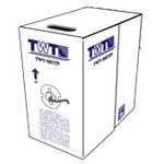 Кабель информационный Lanmaster TWT-5EUTP2-GY кат.5 UTP 2 пары 24AWG PVC ...