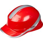 Каска защитная DELTA PLUS BASEBALL DIAMOND V UP, красная (DIAM5UPROFL)