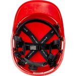 Каска защитная DELTA PLUS BASEBALL DIAMOND V UP, красная (DIAM5UPROFL)