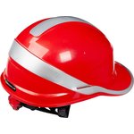 Каска защитная DELTA PLUS BASEBALL DIAMOND V UP, красная (DIAM5UPROFL)