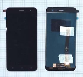 Дисплей (экран) в сборе с тачскрином для Asus ZenFone 3 ZE520KL черный