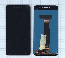 Дисплей (экран) в сборе с тачскрином для Asus ZenFone Live ZB501KL черный