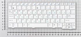 Фото 1/3 Клавиатура для ноутбука Asus Eee PC MK90H белая