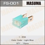 FS-001, Предохранитель касетный 20 А Папа Силовой картриджного типа серии FJ14 Masuma