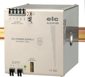 Фото 1/2 ALE2410R, ALE Linear DIN Rail Power Supply, 230 400V ac ac Input, 24V dc dc Output, 10A Output, 240W