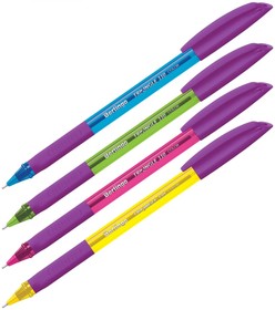 Шариковая ручка Triangle 110 Color синяя, 0.7 мм, грип, корпус ассорти CBp_07115