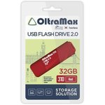 OM-32GB-310-Red, USB Flash накопитель 32Gb OltraMax 310 Red