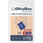 OM-64GB-50-Blue, USB Flash накопитель 64Gb OltraMax 50 Blue