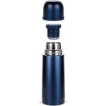 R101.350.3NL, Термос Relaxika 101 (0,35 литра), темно-синий (без лого)