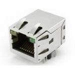 JXD1-0009NL, Modular Connectors / Ethernet Connectors 100BaseTX 1x1 Tab Up ...