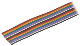 Фото 1/2 3530-MC005, Flat Ribbon Cable Polyvinyl Chloride 10 Conductors 22AWG 600VAC - 30.48m (100ft)/Spool