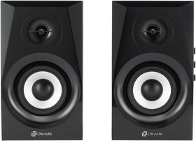 Фото 1/10 Колонки Bluetooth Oklick OK-166 BT, 2.0, черный [1112254]