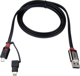 USB Дата-кабель Monster для Apple 8 pin + Micro USB разъем (2 метра), коробка
