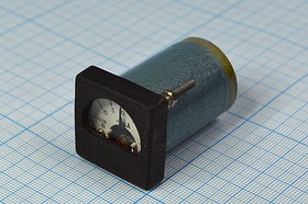 Фото 1/3 Головка измерительная Амперметр, размер 30x30 мм, 100мкА-100, марка М4228, точность 4.0