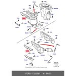 1 326 381, Прокладка выпускного коллектора FORD 1 326 381