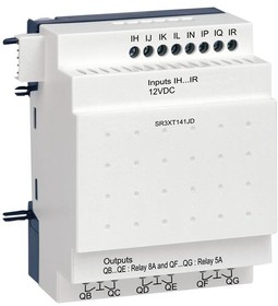 Фото 1/2 SR3XT141JD, Specialty Controllers ZELIO SR3 14 I-O 12VDC, RELAY OUT