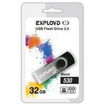 EX032GB530-B, USB Flash накопитель 32Gb Exployd 530 Black