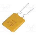 30R250UU, PTC Resettable Fuse 2.5A(hold) 5A(trip) 30VDC 40A 1.2W 10.3s 0.02Ohm ...