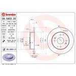 08.5803.21, Диск тормозной ACURA: CL 2.3 Vtec 96-03 \ HONDA ...