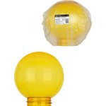 Рассеиватель шар ПММА 160 мм золотой (резьба А 85) TDM