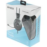 Наушники с микрофоном A4Tech Fstyler FH200i серый 1.8м накладные оголовье ...