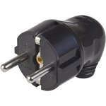EVP11-16-01- K02, Angle plug VPu11-02-St collapsible with earthing. 16A black IEC