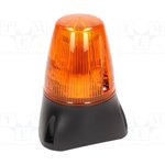 LEDD100-02-01, LEDD100 Series Amber Flashing Beacon, 20 → 30 V ac/dc ...