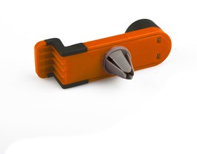 Фото 1/2 Держатель в автомобиль LP 26HD67 для телефона на воздуховод оранжевый