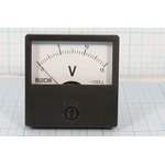 Головка измерительная Вольтметр, размер 60x60 марка, 15В, марка CG-60, точность 1.5