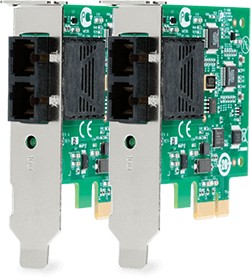 AT-2711FX/LC-901, Сетевой адаптер PCI-express 100FX(LC) многомод