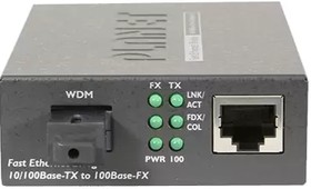 FT-806A20 медиа конвертер, FT-806A20 медиа конвертер/ 10/100TX - 100Base-FX (WDM) Bi-directional Fiber Converter - 1310nm - 20KM, LFPT