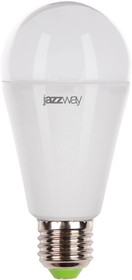 Фото 1/3 Jazzway Лампа светодиодная (LED) «груша» d60мм E27 180° 15Вт 220-230В матовая тепло-белая желтая 3000К