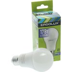 EL-LED-A60-17W-E27-6K, Лампа светодиодная E27 A60 17W (155W) 220V холодный ERGOLUX