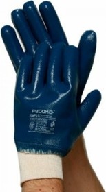 Нитриловые маслобензостойкие перчатки с манжетом Кварц П, 12 пар, р-р 10/XL 212220Сн