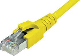 65361200DY, Patch Cable, RJ45 Plug - RJ45 Plug, CAT6a, S/FTP, 3m, Yellow