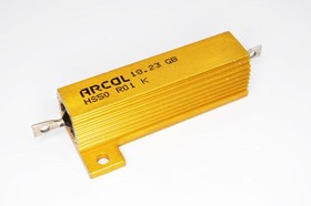 Фото 1/5 10mΩ 50W Wire Wound Chassis Mount Resistor HS50 R01 K ±10%