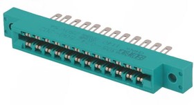 Фото 1/2 305-024-500-202, Standard Card Edge Connectors 24P SOLDER EYELETS 3.56mm ROW SPACE