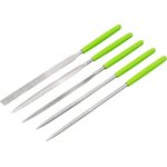 158307, Набор надфилей алмазных, 140х50х3, 5 шт.