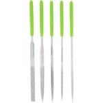 158307, Набор надфилей алмазных, 140х50х3, 5 шт.