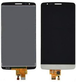 Дисплей (экран) в сборе с тачскрином для LG G3 Stylus белый