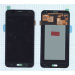 Дисплей (экран) в сборе с тачскрином для Samsung Galaxy J7 SM-J700F черный ...