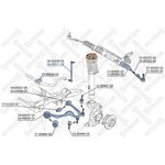 56-00511-SX, 56-00511-SX_тяга стабилизатора переднего правая!\ BMW E87/E90/E91 all 04