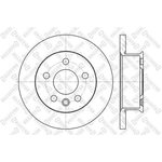 6020-4732-SX, 6020-4732-SX_диск тормозной передний!\ VW T4 1.8-2.4 90-96