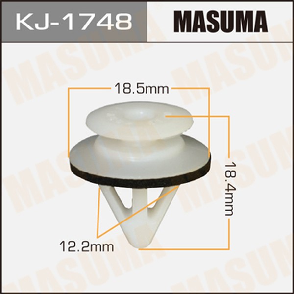 Клипса автомобильная (автокрепеж) KJ-1748 (MASUMA)