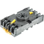 8PFA1, 8 Pin 230V ac DIN Rail Relay Socket, for use with G4Q Series