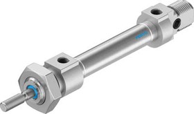 DSNU-8-20-P-A, Pneumatic Piston Rod Cylinder - 1908248, 8mm Bore, 20mm Stroke, DSNU Series, Double Acting