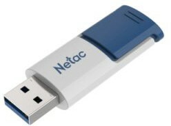 Фото 1/5 Флеш Диск Netac 512Gb U182 NT03U182N-512G-30BL USB3.0 синий/белый