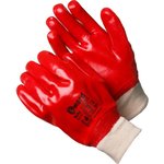 Перчатки Ruby МБС, интерлок с покрытием ПВХ красного цвета, р. XL 12 пар GSP0111R-I