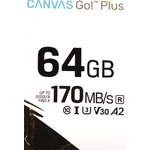 Флеш карта microSDXC 64GB Kingston SDCG3/64GBSP Canvas Go! Plus w/o adapter