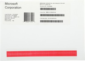 Фото 1/4 ПО Microsoft Windows Server CAL 2022 English 1pk DSP OEI 5 Clt User CAL (R18-06466)